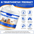 Taurine Powder for Cats, Cat Supplement for Heart, Vision, and Immune Support, Suitable for All Breeds & Ages, 200g