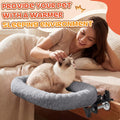 Lewtemi Bedside Pet Bed, Hanging Cat Hammock Attached to Bed or Desk
