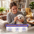 Tear Stain Remover Wipes for Dogs & Cats, Extra Thick Dog Eye Wipes with Coconut Oil, Probiotics & Aloe - Natural Pet Fa