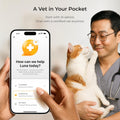Petcube Cam 360 Camera Interactive WiFi Pet and Home Security Pan-Tilt Camera with Phone App, 1080p HD Video, 360° Rotation, Night Vision, AI Alerts