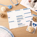 Dunzoom 25 Pcs Cat Health Records Cat Vaccine Record Book Kitten Vaccination Record Card Foldable Cat Vaccines Shot Record Kitten Health Record Booklet for Cat Nursing Supplies