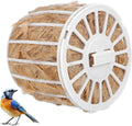 Sewroro Bird Nesting Material with Basket Jute Bird Nest Material for Parakeets Finches Canaries and Cockatiel Reusable 