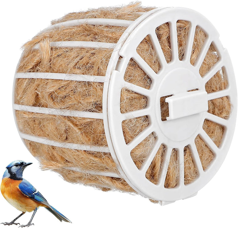 Sewroro Bird Nesting Material with Basket Jute Bird Nest Material for Parakeets Finches Canaries and Cockatiel Reusable 