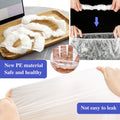upcessory 50 pcs Disposable Cage Liners, Clear Plastic Rabbit Cage Liner Bag, Universal Toilet Film for Bunny, Hamster, 