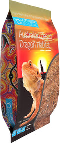 Jurassic Natural Australian Desert Dragon Habitat Substrate, Red, 10lb