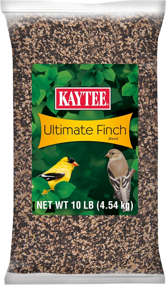 Kaytee Ultimate Wild Finch Blend Wild Bird Food, Attracts Finches & Other Outdoor Wild Birds, 10 Pounds