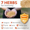 Buff Clucks WormStop Natural Chicken Dewormer Powder – All-Natural Herbal Blend for Daily Wellness - Chicken Wormer is Safe for Eggs & All Ages - Garlic, Pumpkin Seed, Wormwood - USA (8 oz)