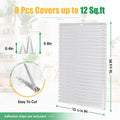 Zipcase 16 Pack Scat Mat for Cats - 13 x 16 In Updated Dual Length Cat Deterrent Mat with Narrower & Denser Spikes, More