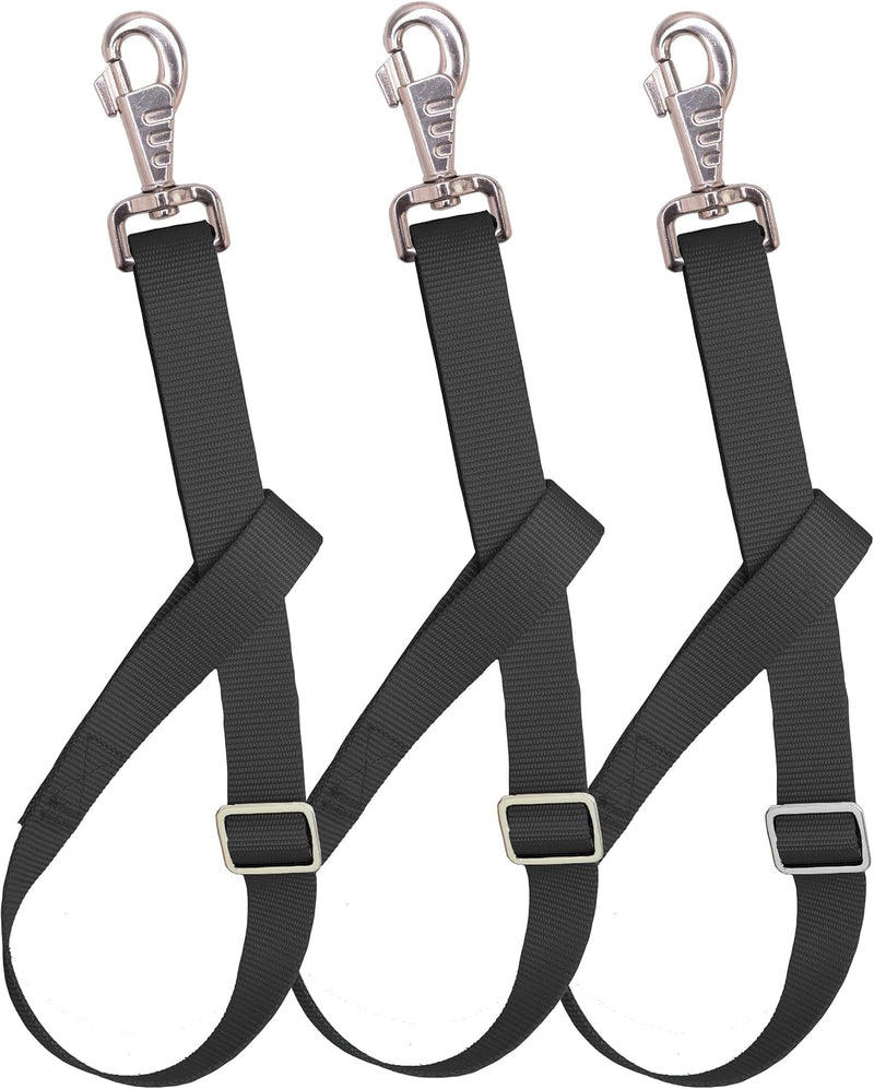 Adjustable Nylon Bucket Strap （3 Pack）- for Hay Nets, Water Buckets, Hanging Strap,Horse Outdoor Feeders,Heavy Duty Hors