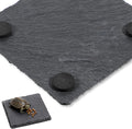 Turtle Basking Platform Slate for Reptiles 3.9 X 3.9 Inch Tortoise Basking Stone for Reptiles Bearded Dragon Accessories