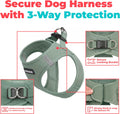 Voyager Step-in Air Dog Vest Harness - Moss Green, Small