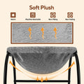 LIFLIX Raised Cat Hammock Bed, Pet Bed for for Indoor Cats, Standing Cat Cot with Washable Plush,17.1 x 17 x 9.5 inches