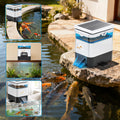 Automatic Fish Feeder for Pond Solar Powered 1.5L Capacity