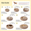 Bedsure Calming Dog Bed Medium Size Dog Donut Washable Pet Bed,30ins