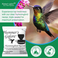 Hummer's Galore Hummingbird Food, Ready-to-Mix Hummingbird Nectar, All-Natural Nectar Collector Formula, No Preservative