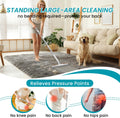 Carpet Rake for Pet Hair Removal Tool, 60” Adjustable Long Handle Pet Carpet Brush, Reusable Carpet Scraper Dog cat Hair