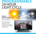 Fluval Aquasky 2.0 Bluetooth LED Aquarium Light – 35W, 48–60" | RGB + 6500K White LEDs | App-Controlled 24-Hour Cycle & 