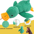 Horse Toys Squeaky Squeeze Plush Duck, Interactive Squeaky Duck Toy for Horses to Play with, Hanging Plush Enrichment To