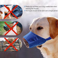 Parts Express Dog, Soft Anti-Biting Barking Chewing, Breathable Waterproof Adjustable for Small Medium Dogs,Blue (S)