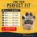 DOK TigerToes Premium Neoprene Dog Booties for Hot Pavement - Grip that Works Even When Twisted - Versatile Paw Protecti