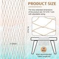 SATINIOR 12 Pcs 12 x 72'' Fishing Net Table Runner Party Decor, Linen