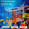 Acrylic Acclimation Box for Saltwater Fish and Reef Coral Quarantine Isolation Box for Aquarium Fish Hydroponic Plant Ex