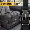 Conlun Cat Carrier Soft-Sided Pets Travel Carriers up to 15 Lbs,Black M