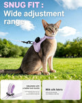 Solmoony Cat Harness & Leash Set, Vest Harness for Small & Medium Cats