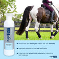EquiFUSE Gleam Moisturizer + Shine Serum for Horses | detangles Even the unruliest Manes and Tails | Provides Long-Lasti