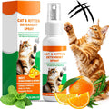 Cat Spray Deterrent, Cat Deterrent Spray for Furniture Protection, Natural Cat Training Spray for Cats to Stop Scratchin