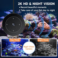 hygger WiFi Automatic Fish Feeder for Aquarium, Smart App Control Auto Fish Food Dispenser with Camera and Timer, Vacati