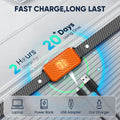 KJKZO Dog Bark Collar for Large Medium Small Dogs, Effective No-Bark Collar, Smart Barking Collar, 2026 Upgraded Bark Collar with 7 Sensitivity, 3 Modes, Waterproof, Carrot Orange
