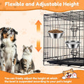 6 Pack Hanging Dog Kennel Bowls, No Spill Crate Water Bowl Food Feeder for Cage Removable Coop Cup with Hook Holder for 