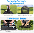 Catio Outdoor Cat Enclosure Pop up Cat Tower Tent(Square, L)