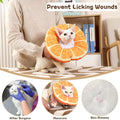 Hoopttay Cat Cone Collar Soft, Medium Waterproof Cat Recovery Collar for Wound Healing After Surgery or Neutering Alternative to Elizabethan Collars Medical Neck Cone for Cats and Puppies