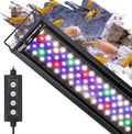 hygger 18W 24/7 Lighting Aquarium LED Light, Sunrise-Daylight-Moonlight Mode and DIY Mode, Adjustable Timer Adjustable B