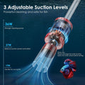 AKKEE Aquarium Vacuum Gravel Cleaner, 36W Electric Fish Tank Cleaner Vacuum, 8 in 1 Multifunctional Aquarium Cleaner for