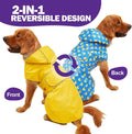 Kimee Dog Raincoat Waterproof Dog Rain Jacket for Small to 3X-Large Dog, XL