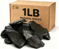 1LB Natural Slate Stones-Aquarium Rocks for Fish Tank,Non-Toxic Slate for Reptile Enclosures,Terrariums & Landscaping,Du