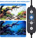 SEAOURA LED Aquarium Light for Plants, 18-24 Inch, Full Spectrum Fish Tank Light with Timer, Auto ON/Off, 10-Brightness,