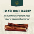 Hank & Roy All-Natural Pig Ears for Dogs + Dog Bully Sticks Bundle, 6 Pig Ears and 6 Bully Sticks, Long Lasting, Antibio