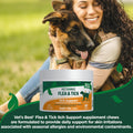 Vet's Best Flea & Tick Soft Chews for Dogs – Natural Supplement for Dog Flea and Tick Prevention – Veterinarian-Formulat