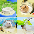 Hamster Bathtub,Hamster Bathroom,Sand Bath Container,Hamster Toilet and Sandbox Dust Bathtub,Hamster Bed,Sand Bath Box f