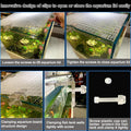 4 Aquarium lid Hood Fish Tank top Cover Terrarium lid Plastic Grid Panel Egg Crate Grate 6 Aquarium Glass Cover Board Cl