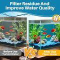 RAINFLOW Aquarium Filter Media Pad - White Filter Floss, 39.4 x 11.8 Inch