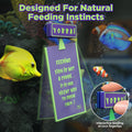 YOBBAI Magnetic Seaweed Feeder, Swinging Motion Nori Feeder, Seaweed Clip for Tangs Angels Freshwater and Shrimp Tanks
