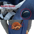 artisome Pet Dog Sling Carrier for 3-10 lbs pet,Dog Purse Pouch,Dog Satchel,Reversible unadjustable Strap Travel Hand-Free Safe Bag Small Puppy Backpack (Dark Blue)