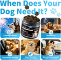 Calming Chews for Dogs - Advanced Calming Treats for Dogs Anxiety, Stress, Separation, & Thunder, Relaxation with Ashwagandha & L-Theanine, Non-Drowsy Alternative to Melatonin, Bacon Flavor, 90Ct