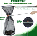 IC ICLOVER Snake Catcher Net, Snake Catching Net & Adjust Pole & Drawstring