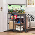 Snughome 30 Gallon Aquarium Stand, Fish Tank Stand with Shelf for Storage, 3 Tier Heavy Metal Frame Fish Tank Stand, 30 